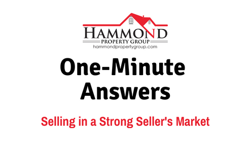 Selling in a Strong Seller's Market